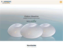 Tablet Screenshot of pharmedic.com.br